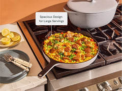 Large Enameled Cast Iron Duo