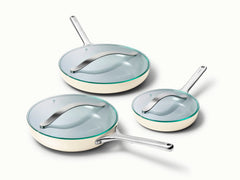 Fry Pan Trio with Glass Lids