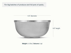 Large Stainless Steel Strainer