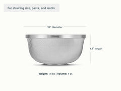 Medium Stainless Steel Strainer