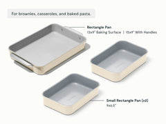 Rectangle Pan Trio