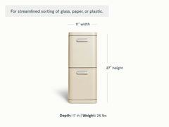 45L 2-Drawer Recycling Bin