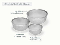 Mixing Bowl & Strainer Set