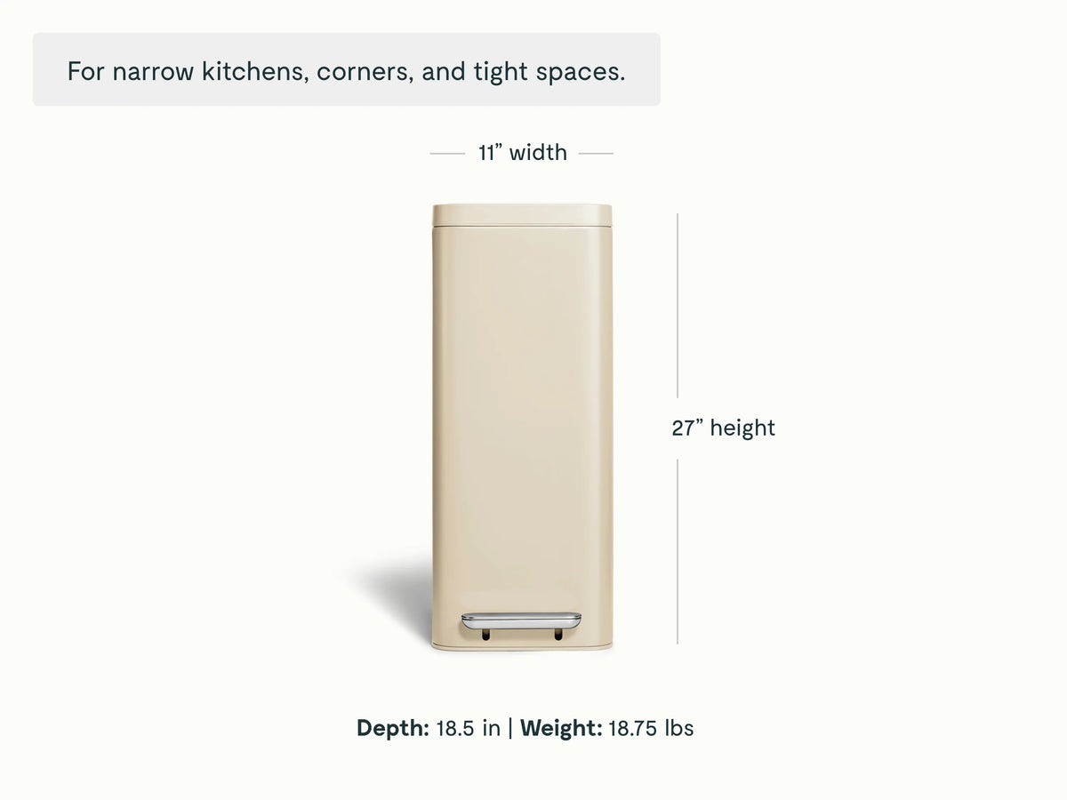 45L Slim Step Trash Can
