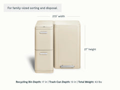 Trash & Recycling Duo (Rectangular)