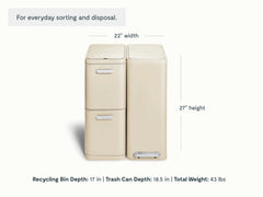 Trash & Recycling Duo (Slim)